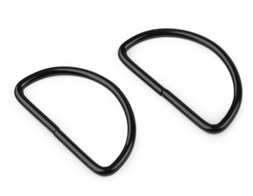 Halbring Schwarz - 38 mm